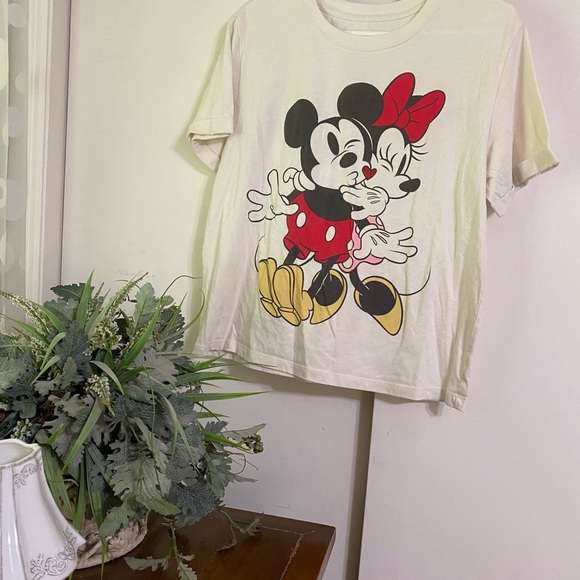 Disney Tops - Disney Mickey Mouse cotton crop top